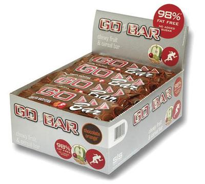 SIS GO-BAR Sports Nutrition Bar Box of 24x65g Bars