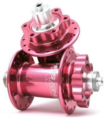 Pink Chris King ISO Hubs