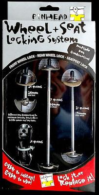 Pinhead Wheel + Seat Locking Skewers<br><font color='red'>(RRP �39.99 save �5.00)</font>