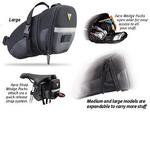 Topeak Large Aero Wedge bag with straps