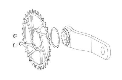 Carbon Ti X-MonoSync (Wide Narrow) Titanium Chainring